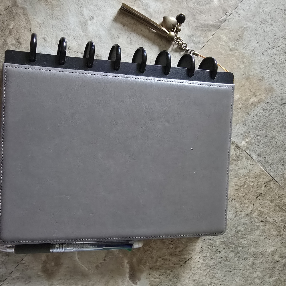 Two TUL Half Letter Leather Planners with Many Extras